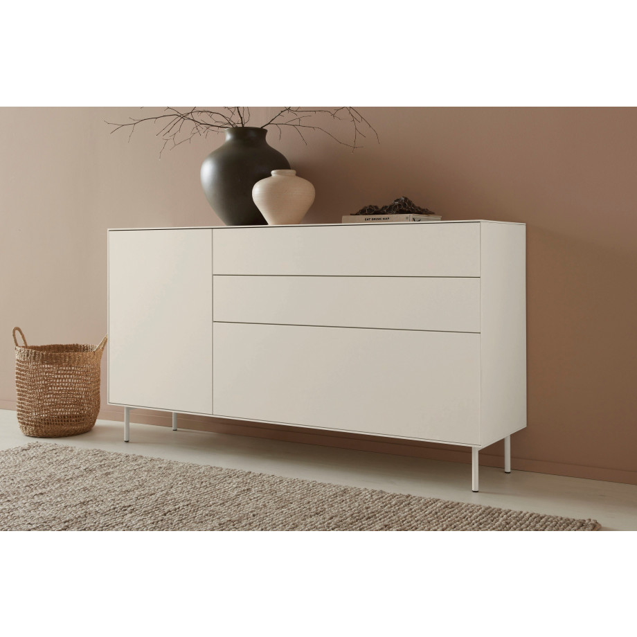 LeGer Home by Lena Gercke Dressoir Essentials Breedte: 167 cm, MDF gelakt, push-to-open-functie afbeelding 1