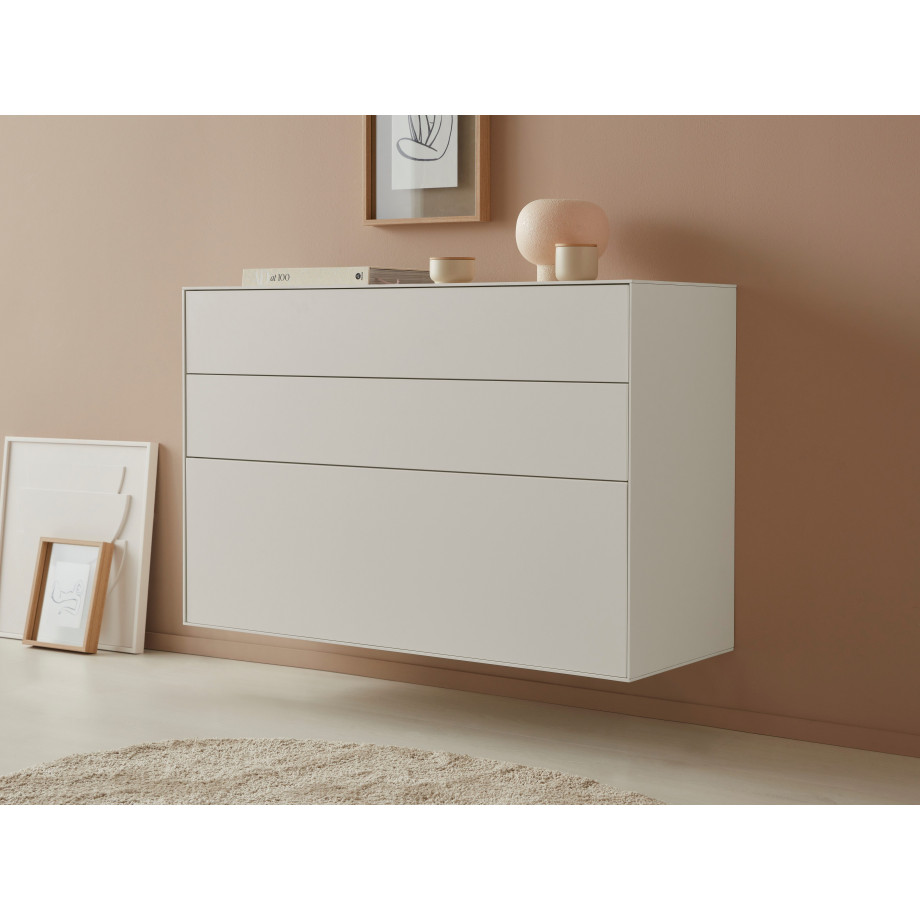 LeGer Home by Lena Gercke Dressoir Essentials Breedte: 112 cm, MDF gelakt, push-to-open-functie afbeelding 1