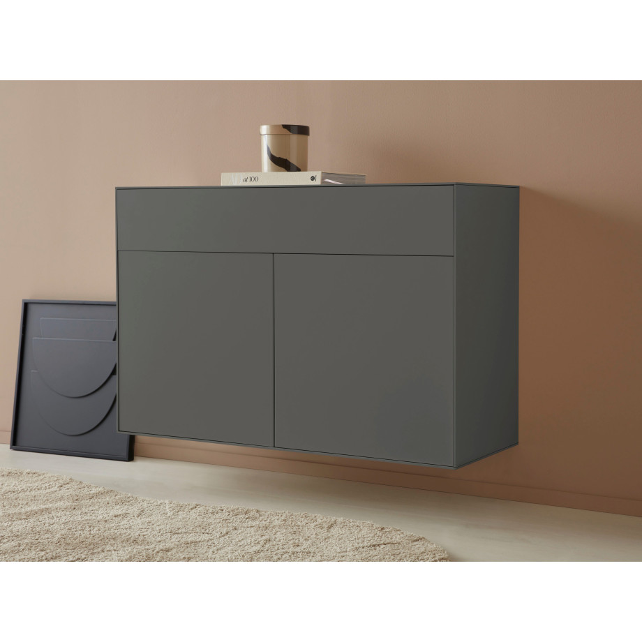 LeGer Home by Lena Gercke Dressoir Essentials Breedte: 112 cm, MDF gelakt, push-to-open-functie afbeelding 1