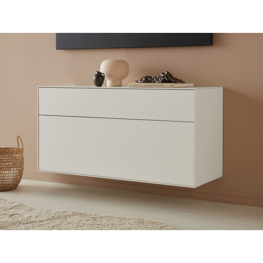 LeGer Home by Lena Gercke Tv-meubel Essentials Breedte: 112 cm, MDF gelakt, push-to-open-functie afbeelding 1