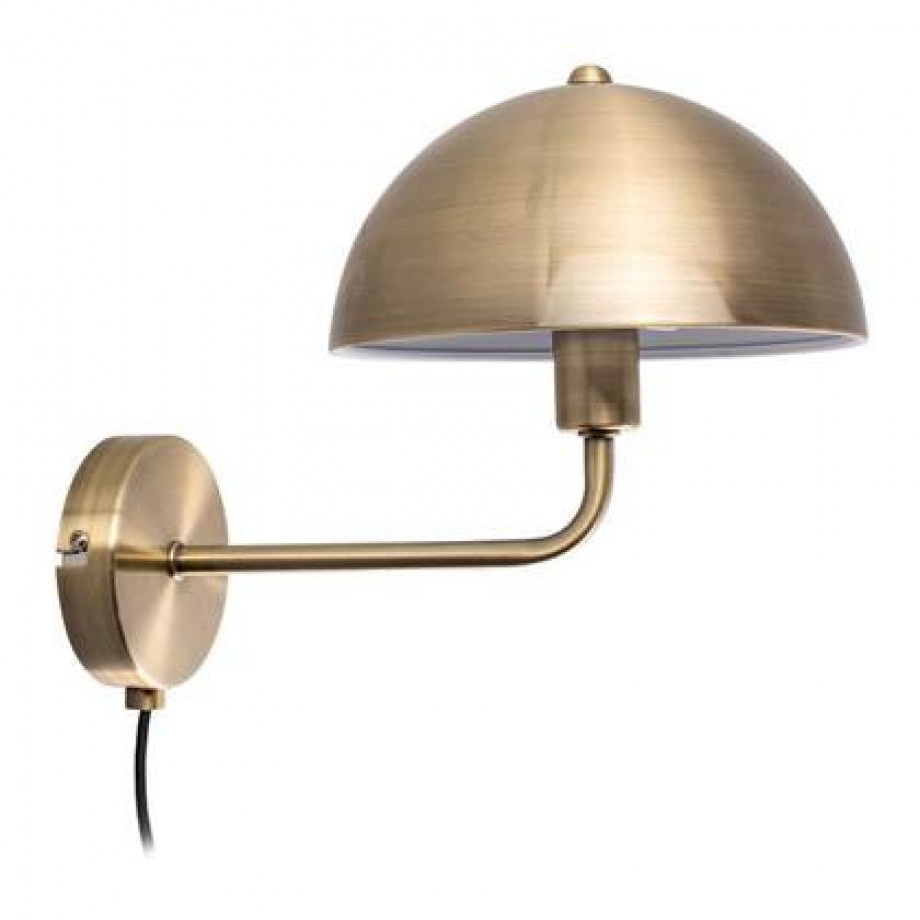 Leitmotiv Bonnet Wandlamp - Antiek goud afbeelding 1