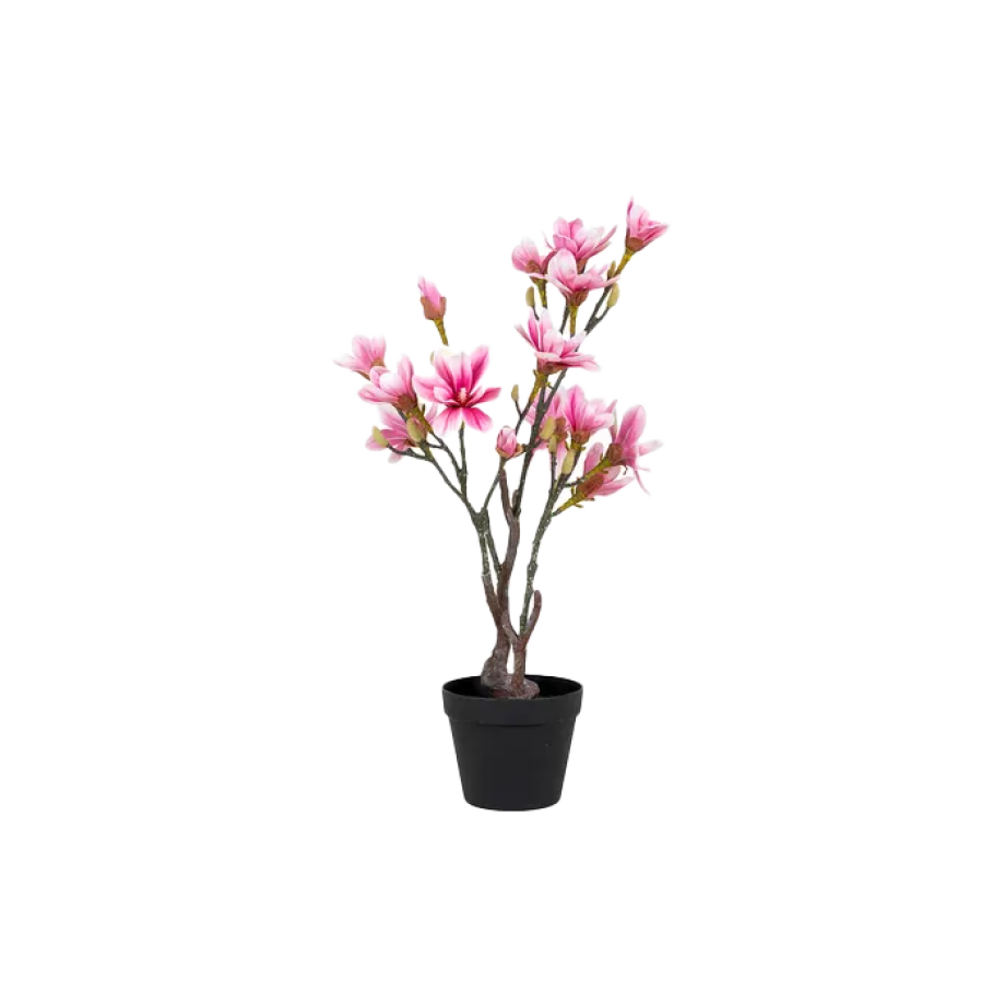 Leni Magnolia kunstplant - 75 cm Leni Magnolia kunstplant - 75 cm afbeelding 1