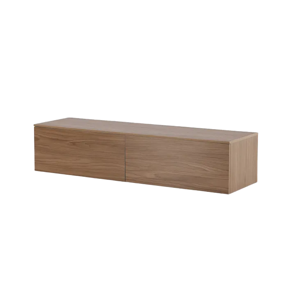 Leona houten dressoir bruin - 160 x 35 cm afbeelding 1