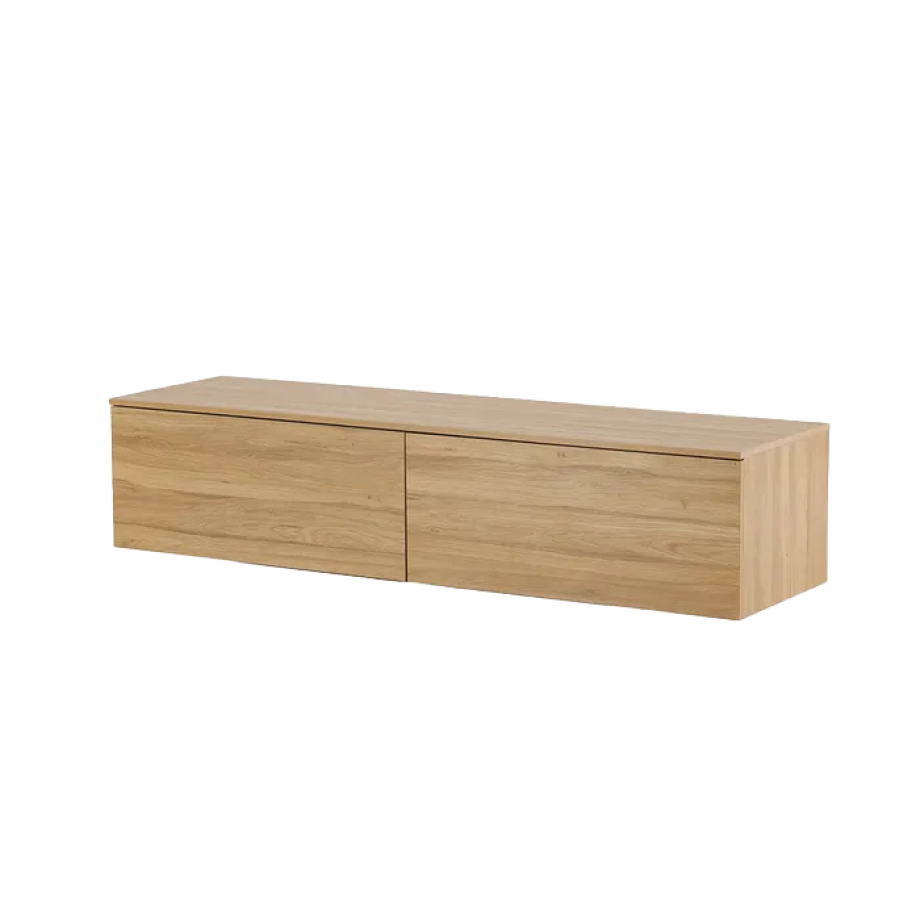 Leona houten dressoir naturel - 160 x 35 cm afbeelding 1