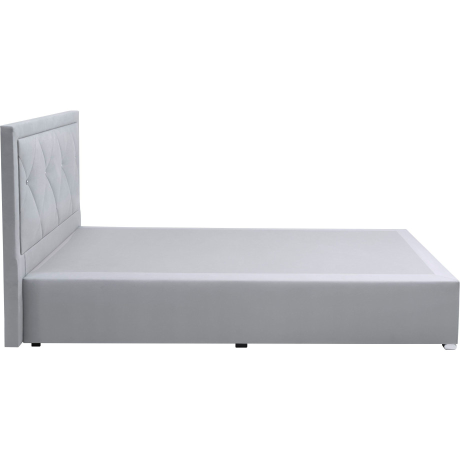 Leonique Boxspring Alfie, bestseller, optioneel met bedlade met strassteentjes in het hoofdbord, h2, h3 en h4 ter keuze afbeelding 1