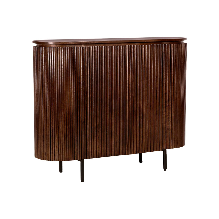 Lewis & Loft Dressoir Lena - Met 2 deuren - FSC-gecertificeerd mangohout - Walnoot bruin Lewis & Loft Dressoir Lena - Met 2 deuren - FSC-gecertificeerd mangohout - Walnoot bruin afbeelding 1