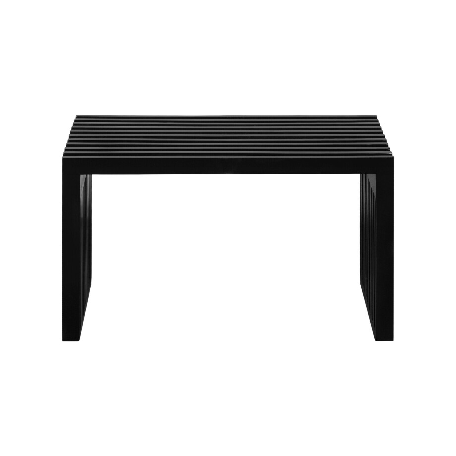 Lewis & Loft Halbankje Lexi - 73x35x43cm - FSC gecertificeerd mangohout - Klein - Zwart Lewis & Loft Halbankje Lexi - 73x35x43cm - FSC gecertificeerd mangohout - Klein - Zwart afbeelding 1