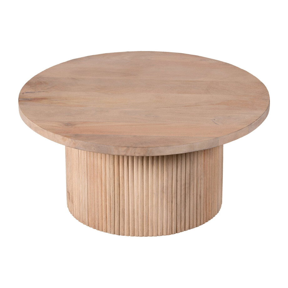 Lewis & Loft Salontafel rond Laila - FSC Mangohout - Rond ⌀70 - Naturel Lewis & Loft Salontafel rond Laila - FSC Mangohout - Rond ⌀70 - Naturel afbeelding 1