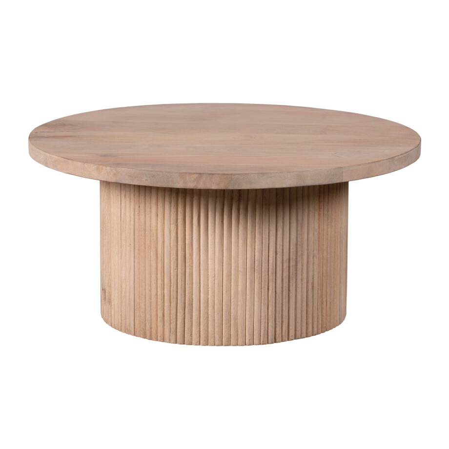 Lewis & Loft Salontafel rond Laila - FSC® Mangohout - Rond ⌀70 - Naturel Lewis & Loft Salontafel rond Laila - FSC® Mangohout - Rond ⌀70 - Naturel afbeelding 1
