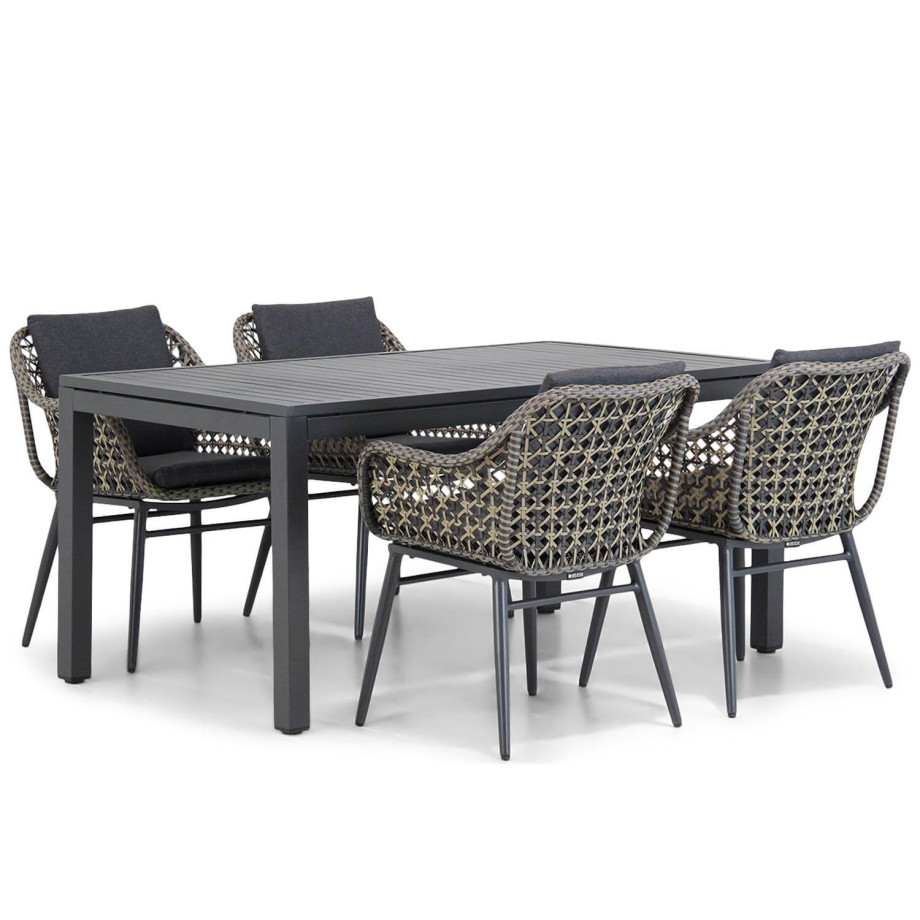 Lifestyle Dolphin/Concept 160 cm dining tuinset 5-delig afbeelding 1