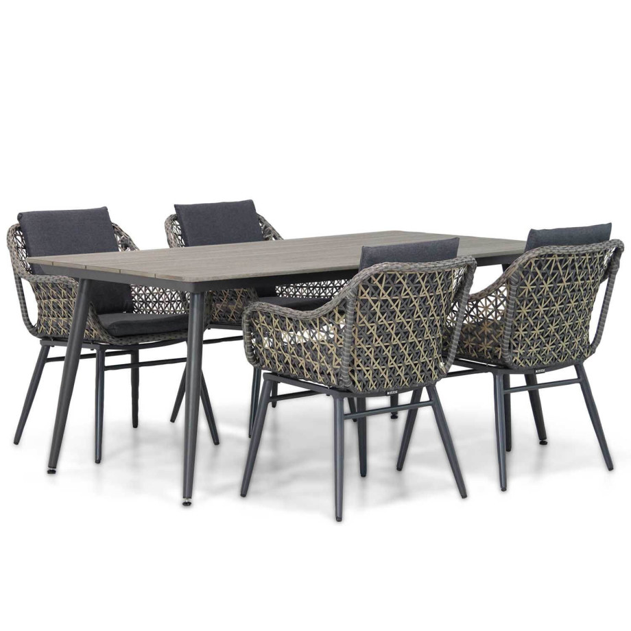 Lifestyle Dolphin/Matale 180 cm dining tuinset 5-delig afbeelding 1
