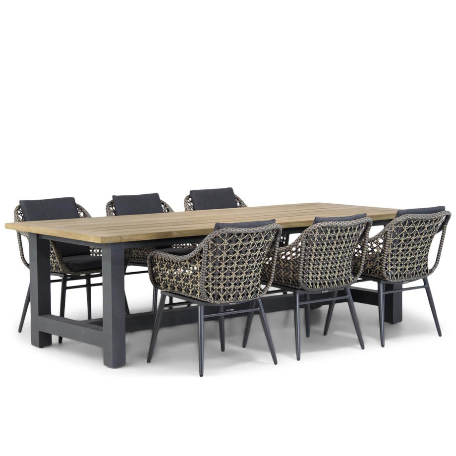 Lifestyle Dolphin/San Francisco 260 cm dining tuinset 7-delig afbeelding 1