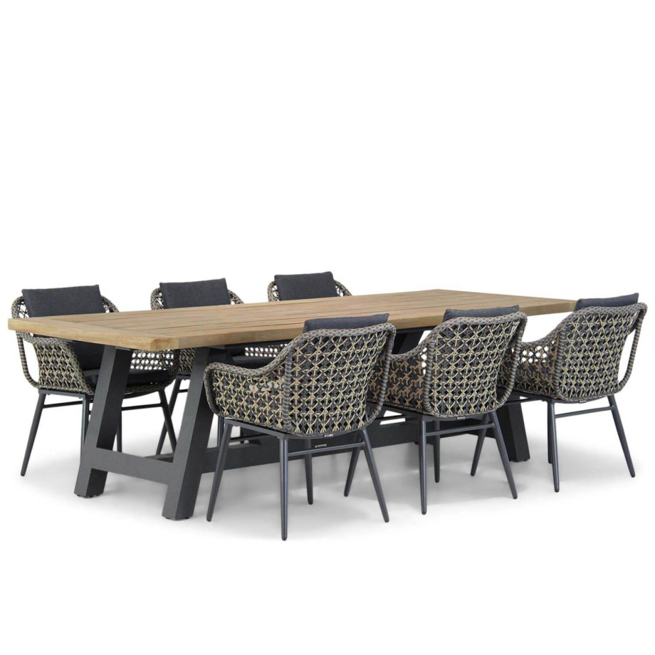 Lifestyle Dolphin/Trente 260 cm dining tuinset 7-delig afbeelding 1