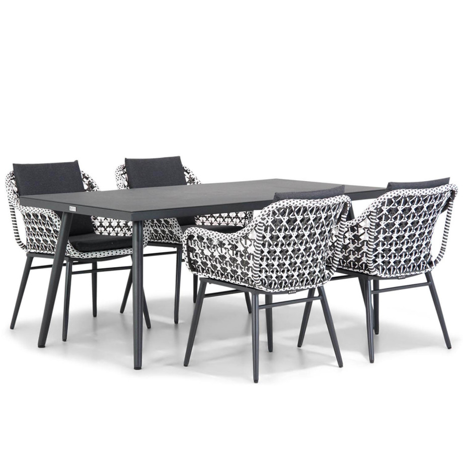 Lifestyle Dolphin/Valencia 170 cm dining tuinset 5-delig afbeelding 1