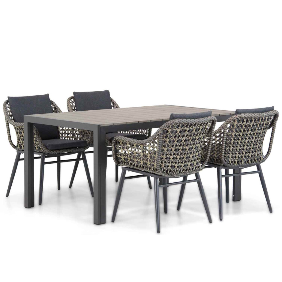 Lifestyle Dolphin/Young 155cm dining tuinset 5-delig afbeelding 1