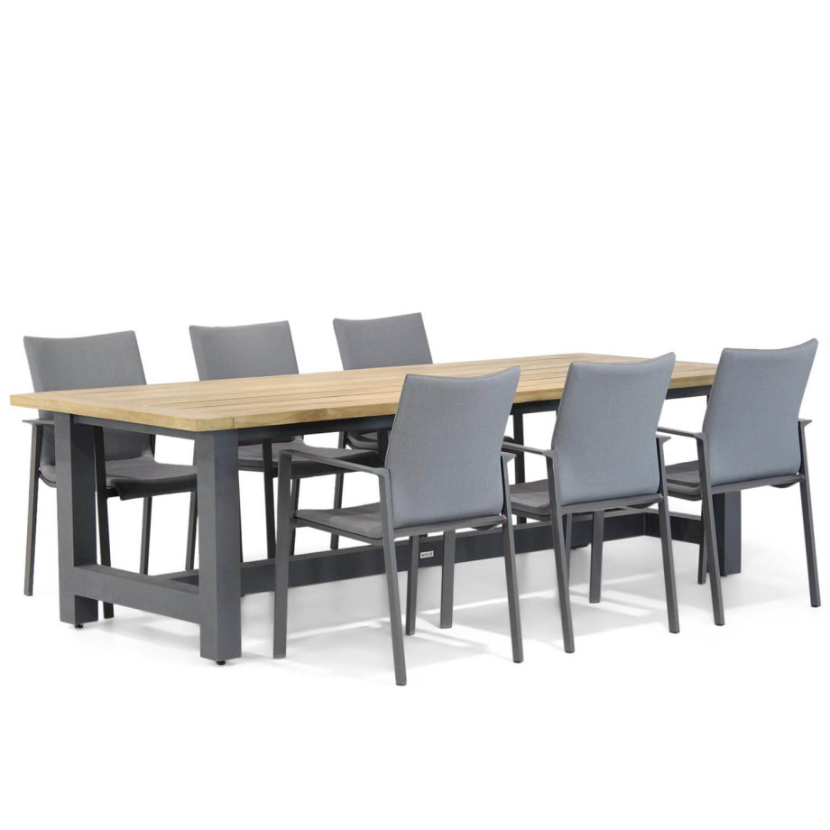 Lifestyle Rome/San Francisco 260 cm dining tuinset 7-delig afbeelding 1