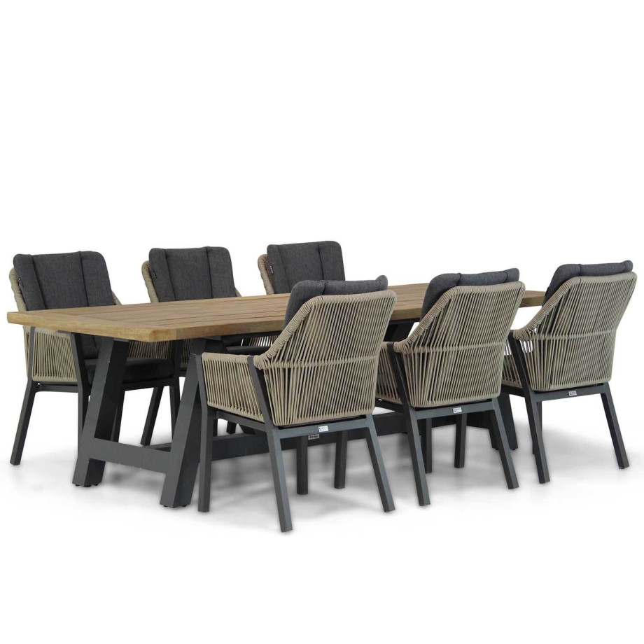 Lifestyle Verona/Trente 260 cm dining tuinset 7-delig afbeelding 1