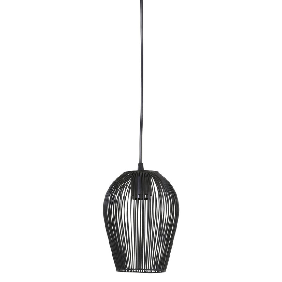 Light & Living Hanglamp 'Abby' 16cm, mat zwart afbeelding 1