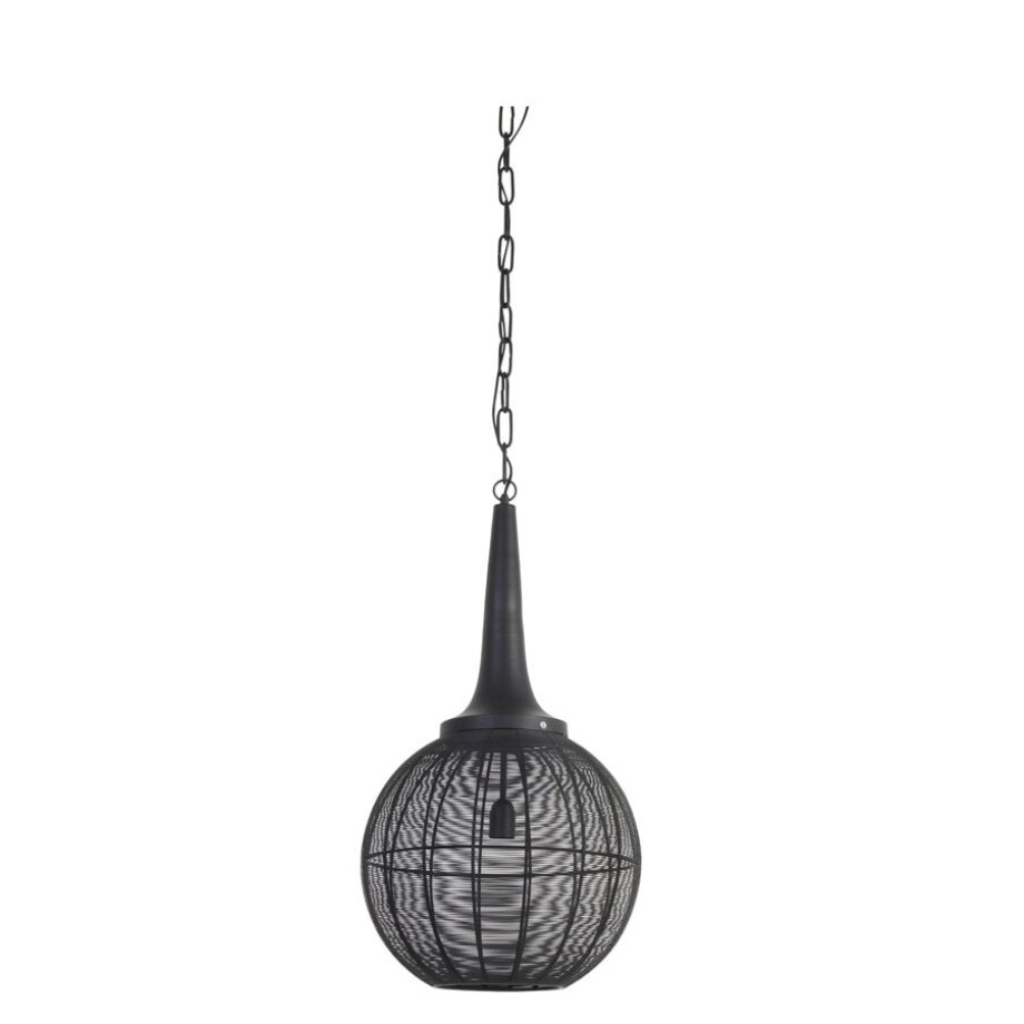 Light & Living Hanglamp 'Adrienne' Ø40x76 cm, zwart afbeelding 