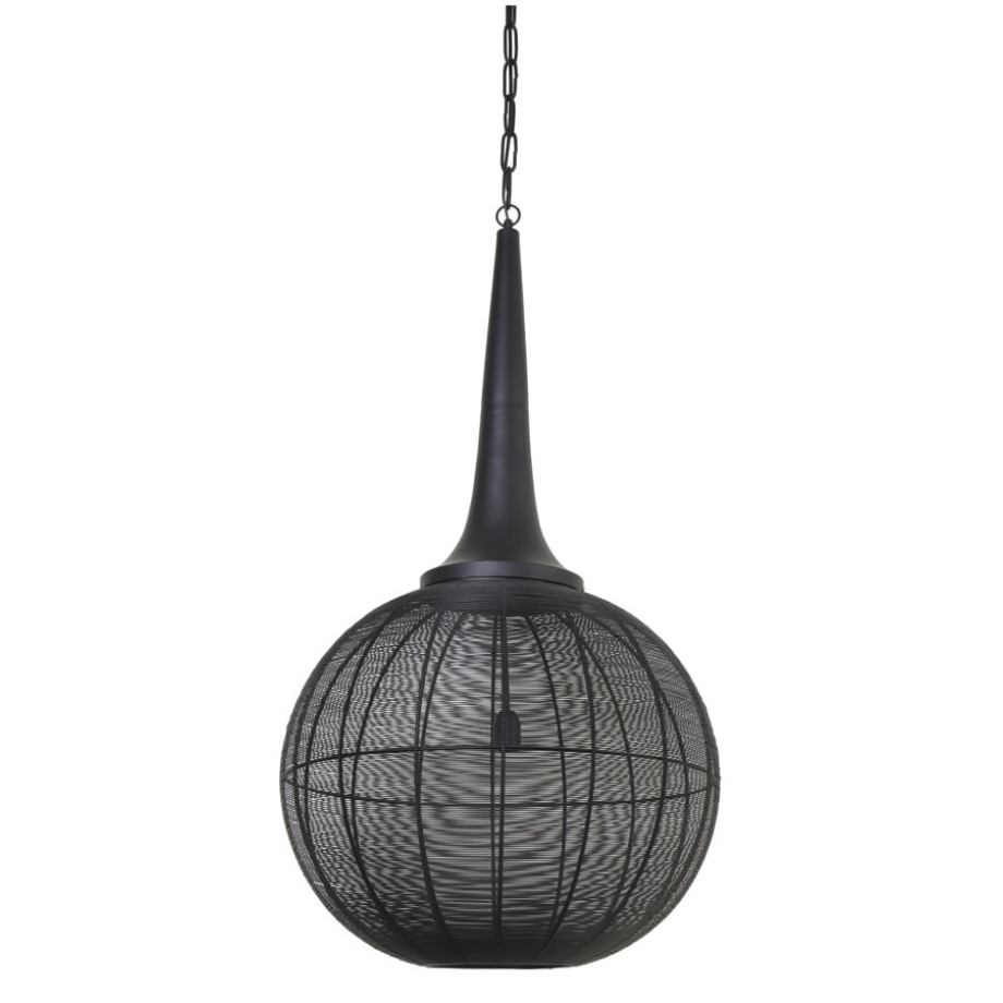 Light & Living Hanglamp 'Adrienne' Ø57x112 cm, zwart afbeelding 