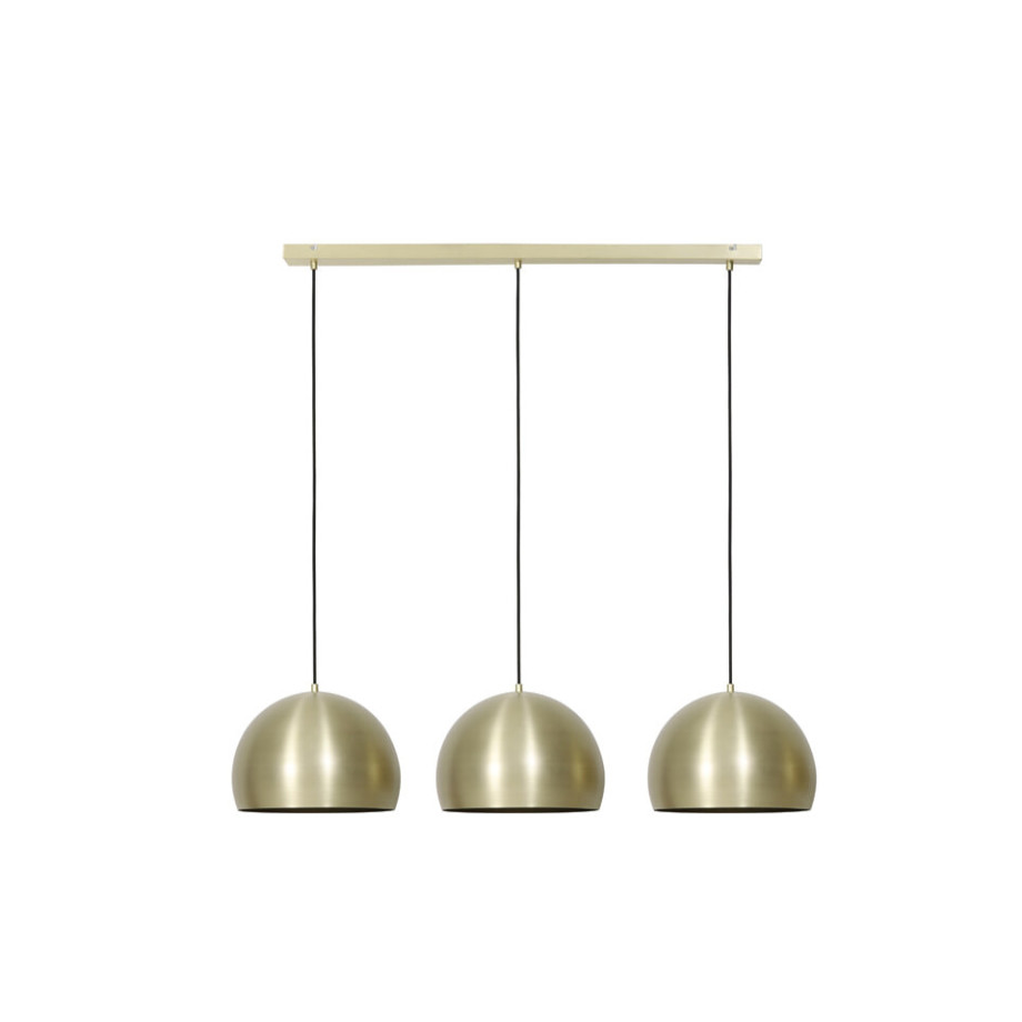 Light & Living Hanglamp 'Jaicey' 3-Lamps, antiek brons afbeelding 1