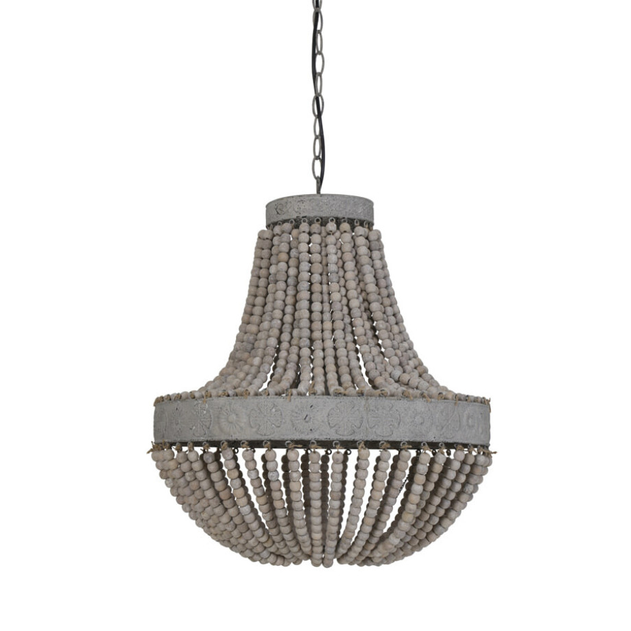 Light & Living Hanglamp 'Luna' 51cm, kleur oud wit afbeelding 