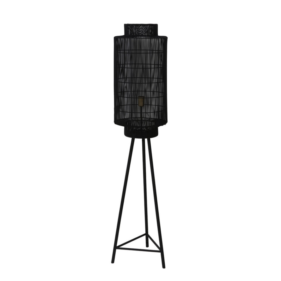 Light & Living Vloerlamp 'Gruaro' 150cm, kleur Mat Zwart afbeelding 1