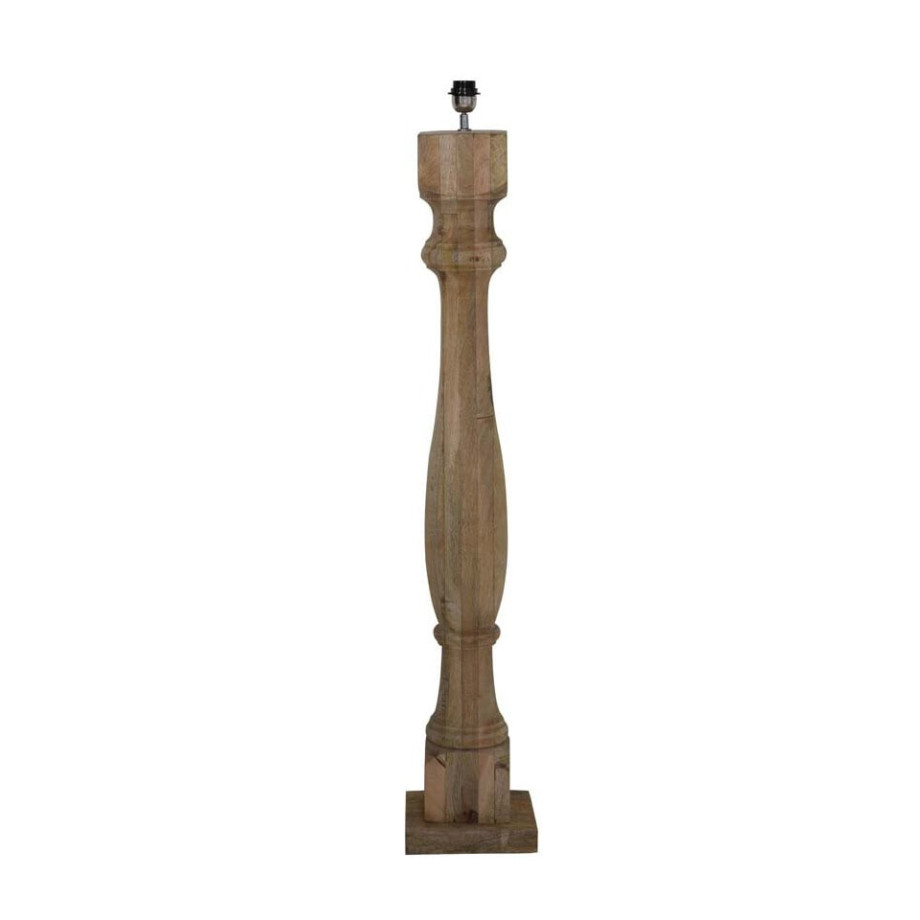 Light & Living Vloerlamp 'Robbia', hout naturel afbeelding 