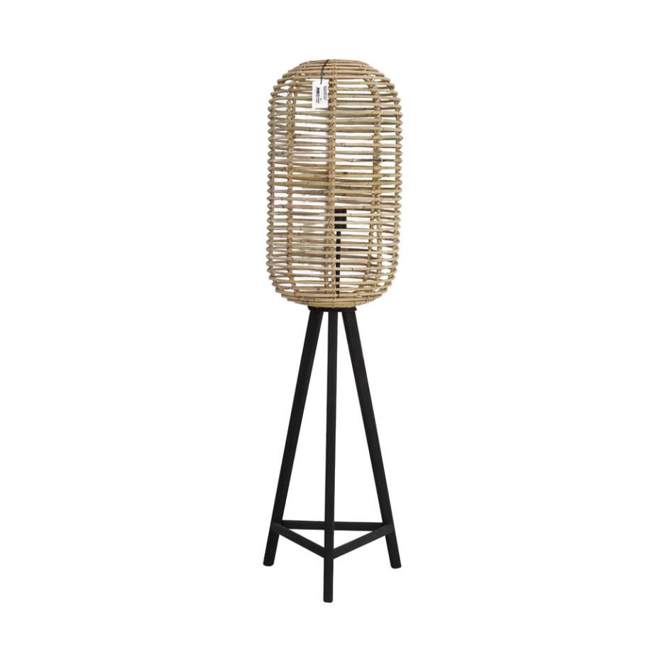 Light & Living Vloerlamp 'Tabana', rotan naturel afbeelding 1