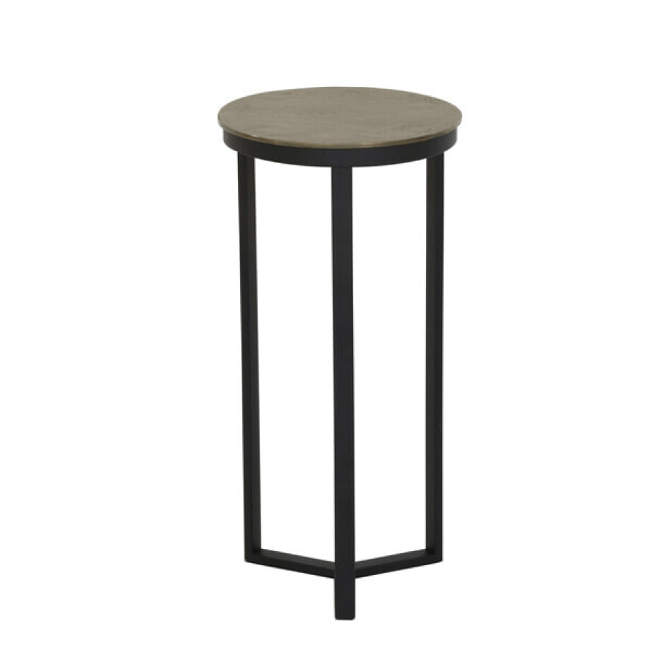 Light & Living Zuil 'Retiro' 60cm hoog, kleur Mat Zwart/Antiek Brons Light & Living Zuil 'Retiro' 60cm hoog, kleur Mat Zwart/Antiek Brons afbeelding 1