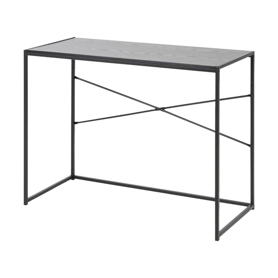 Vic houten bureau zwart - 100 x 45 cm afbeelding 1