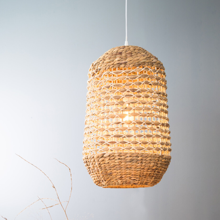 Light & Living Hanglamp 'Tripoli' 37.5cm, kleur Naturel afbeelding 1