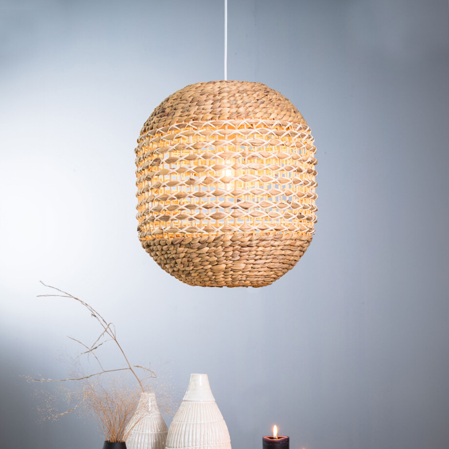Light & Living Hanglamp 'Tripoli' 42cm, kleur Naturel Light & Living Hanglamp 'Tripoli' 42cm, kleur Naturel afbeelding 1