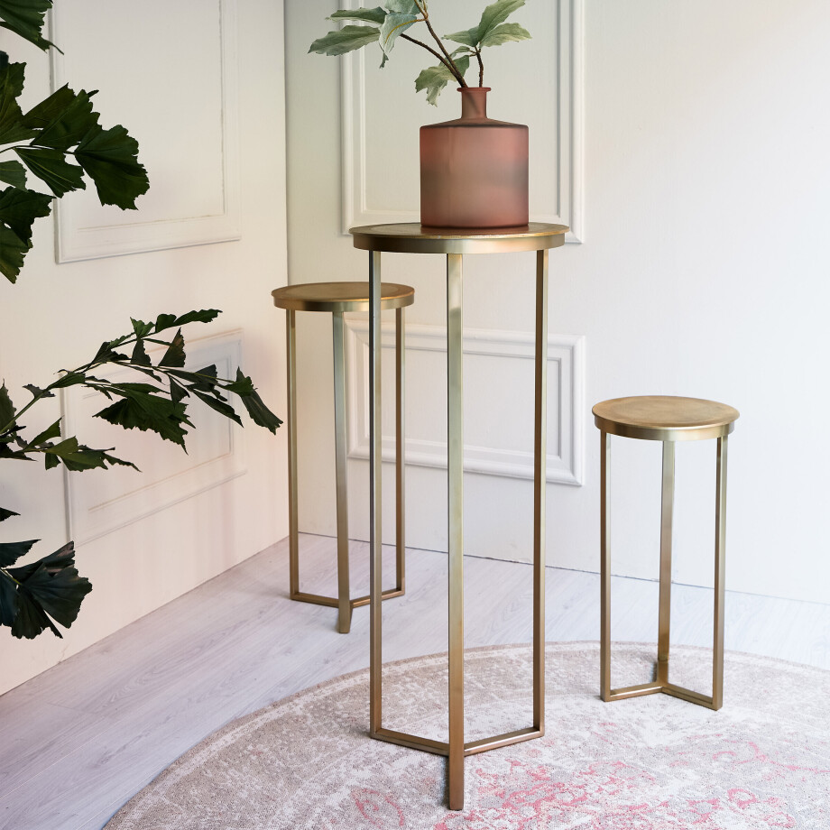 Light & Living Zuil 'Retiro' 101cm hoog, kleur Goud Light & Living Zuil 'Retiro' 101cm hoog, kleur Goud afbeelding 1