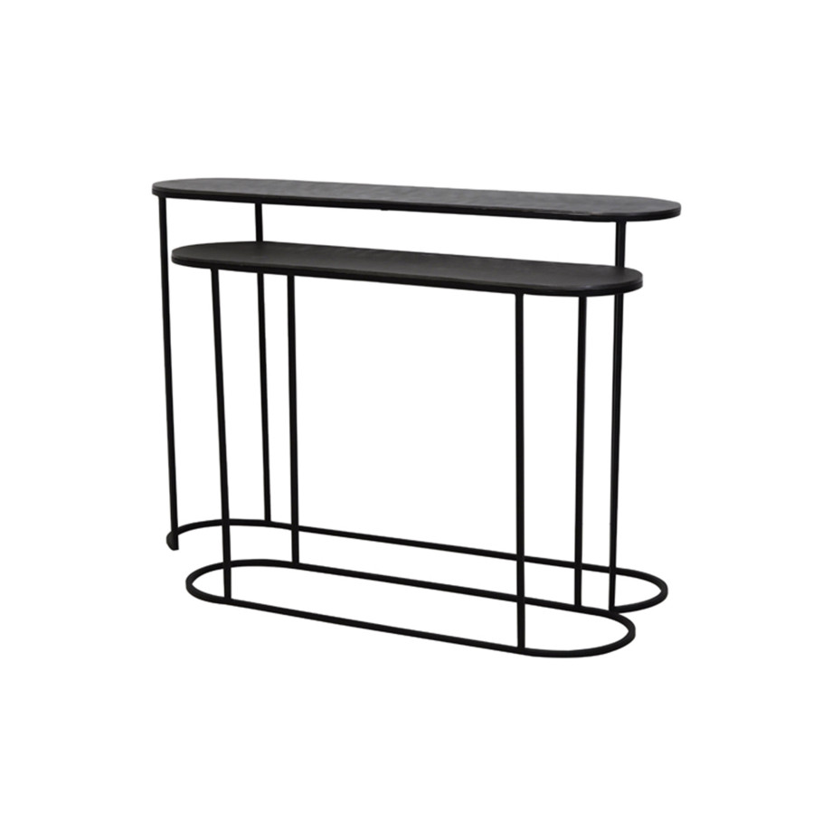 Light & Living Sidetable 'Bocov' Set van 2 stuks, kleur Antiek Lood afbeelding 1