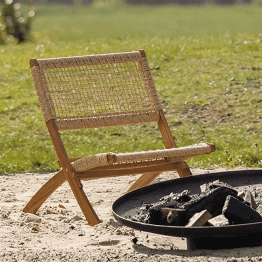 WOOOD Klapstoel 'Lois' kleur Naturel afbeelding 1