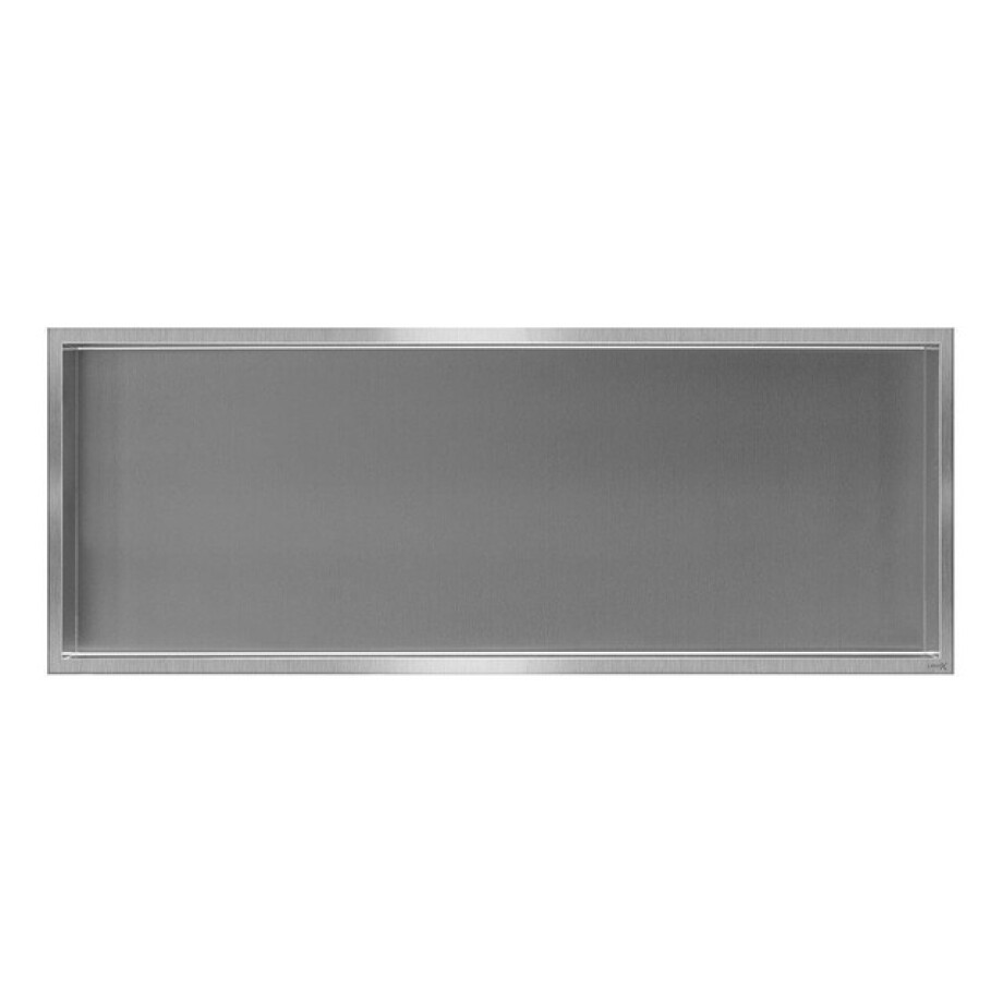 Looox BoX nis - 90x30cm - inbouw - rvs geborsteld box90 afbeelding 1