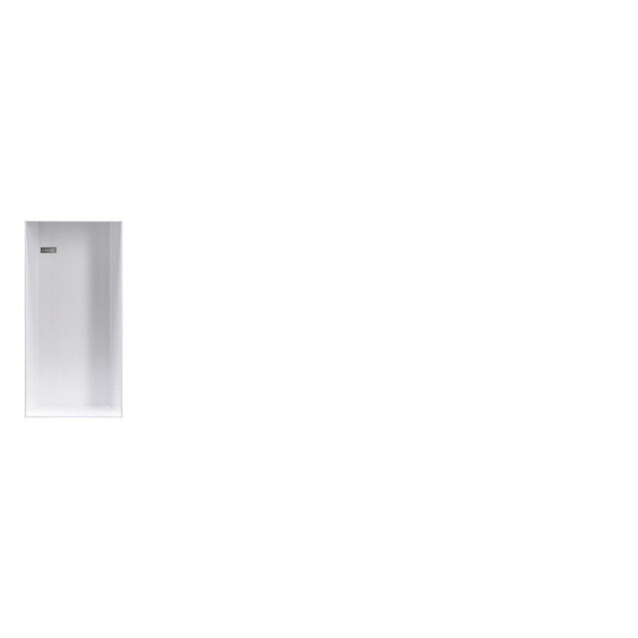 Looox Colour BoX inbouwnis - 15x30x10cm - RVS Wit mat CBOX15W afbeelding 1
