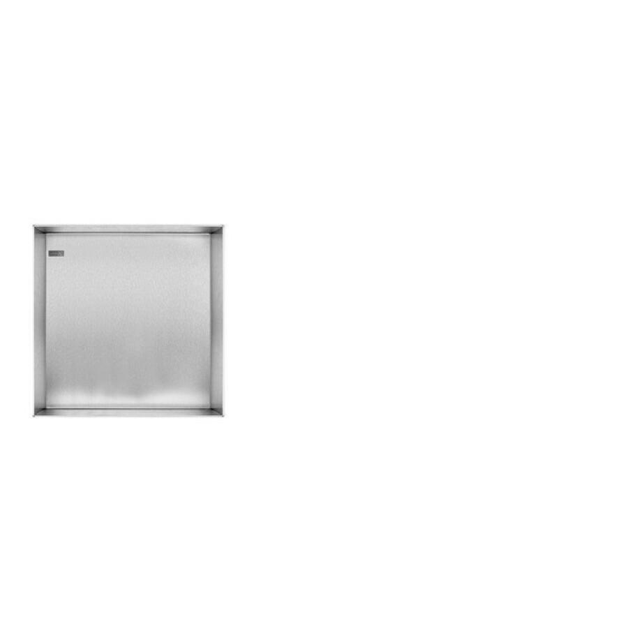Looox Colour BoX inbouwnis - 30x30x10cm - RVS geborsteld cbox30rvs afbeelding 1