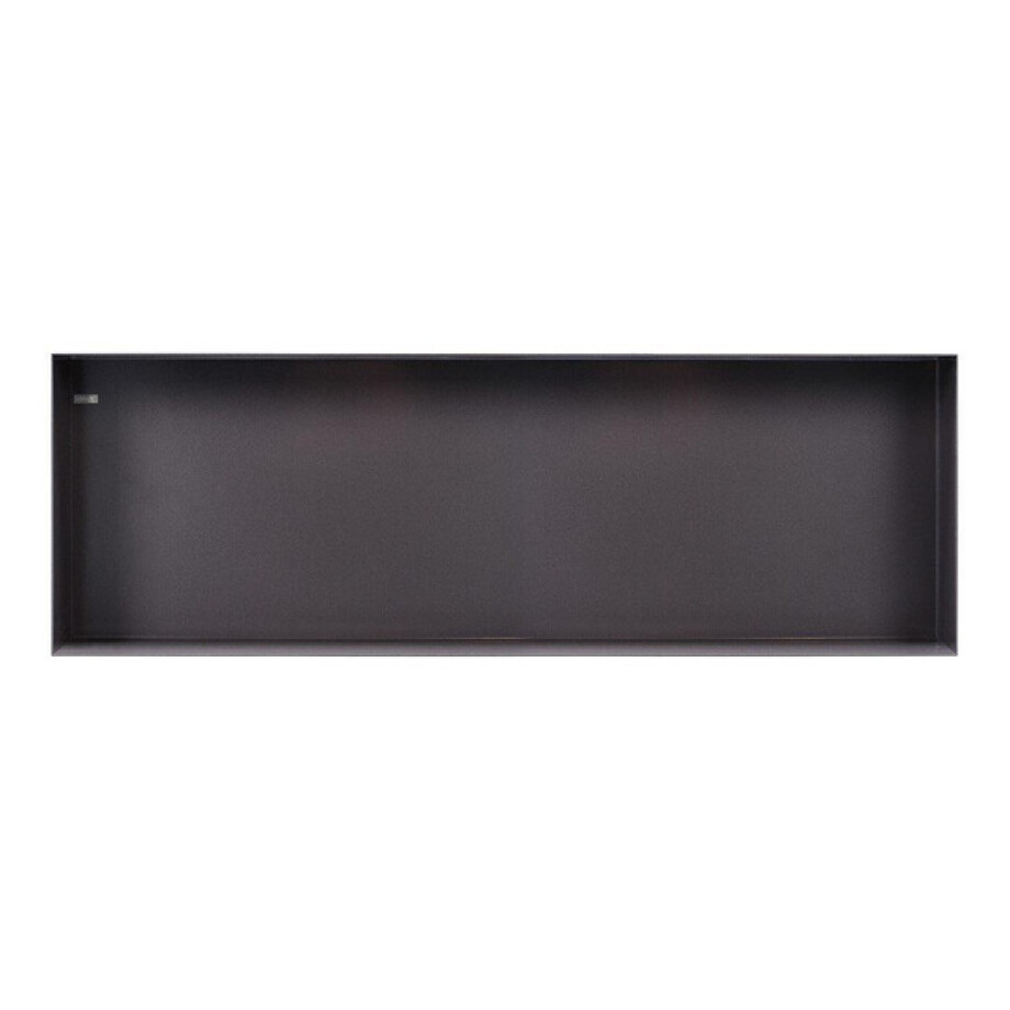 Looox Colour BoX inbouwnis - 90x30x10cm - RVS antraciet mat cbox90a afbeelding 1
