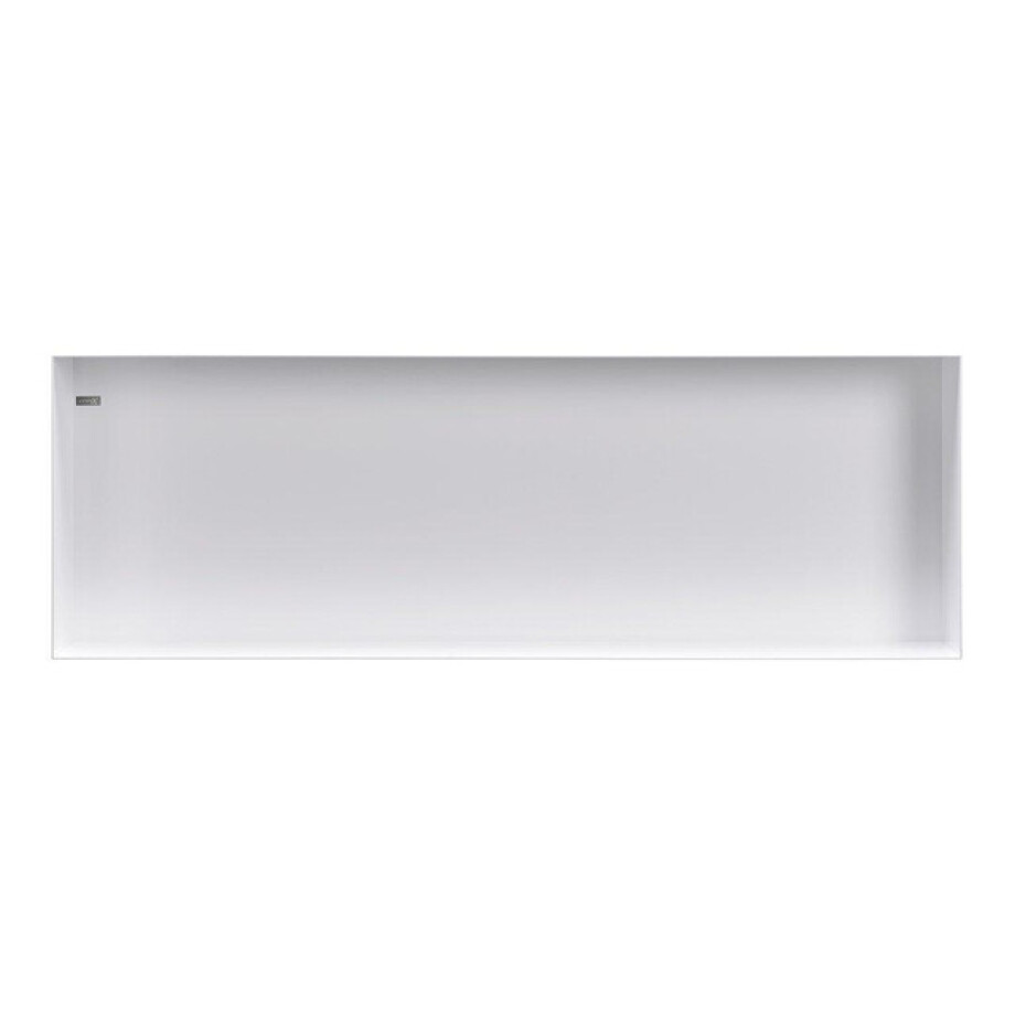 Looox Colour BoX inbouwnis - 90x30x10cm - RVS Wit mat CBOX90W afbeelding 1