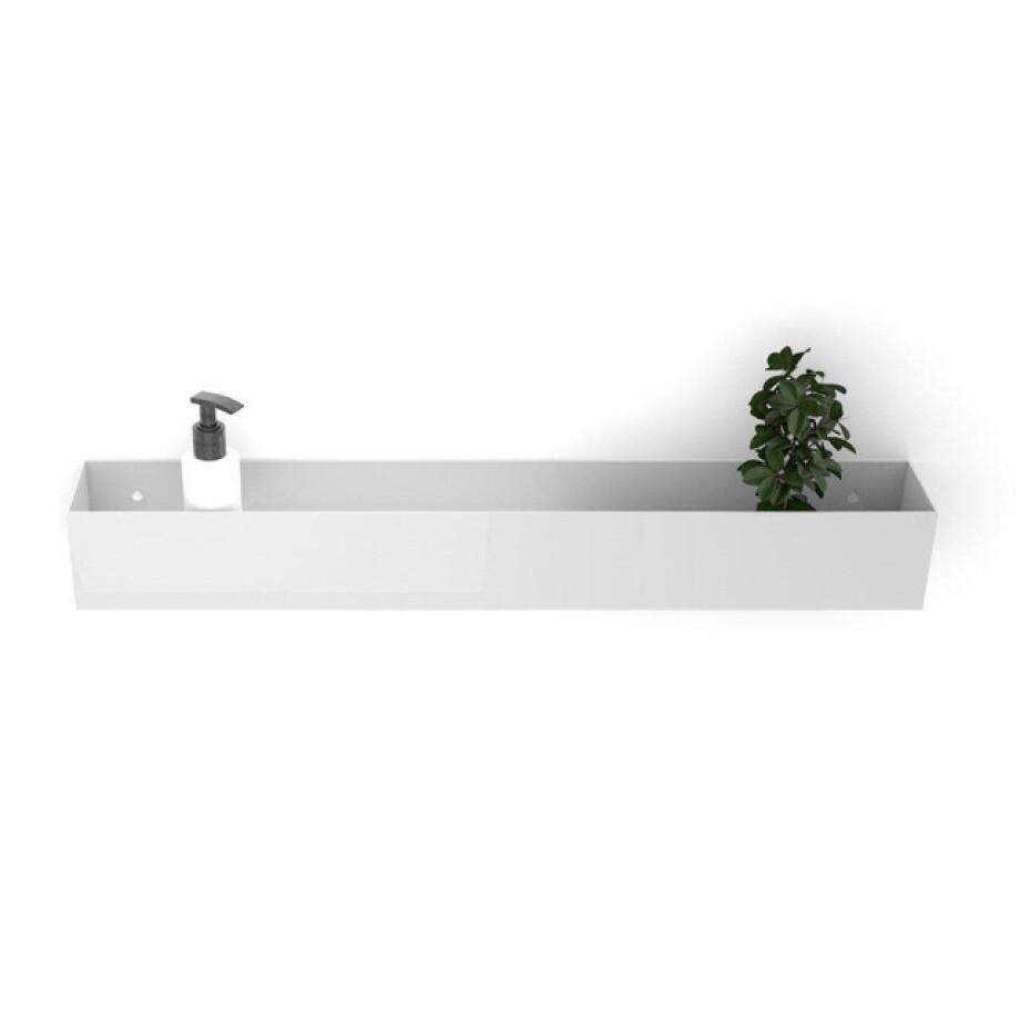 Looox Colour shelf box Special BoX rechthoek 60x10x10cm wit cshbox60w afbeelding 1