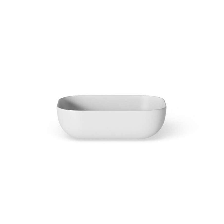 Looox sink collection opzet waskom rechthoekig 45x32,5cm matt white WWK4532MW afbeelding 1