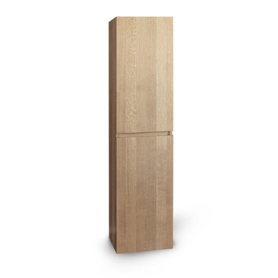 Looox Wood collection hoge kast 30x40x170cm old grey wwcs170-2 afbeelding 1