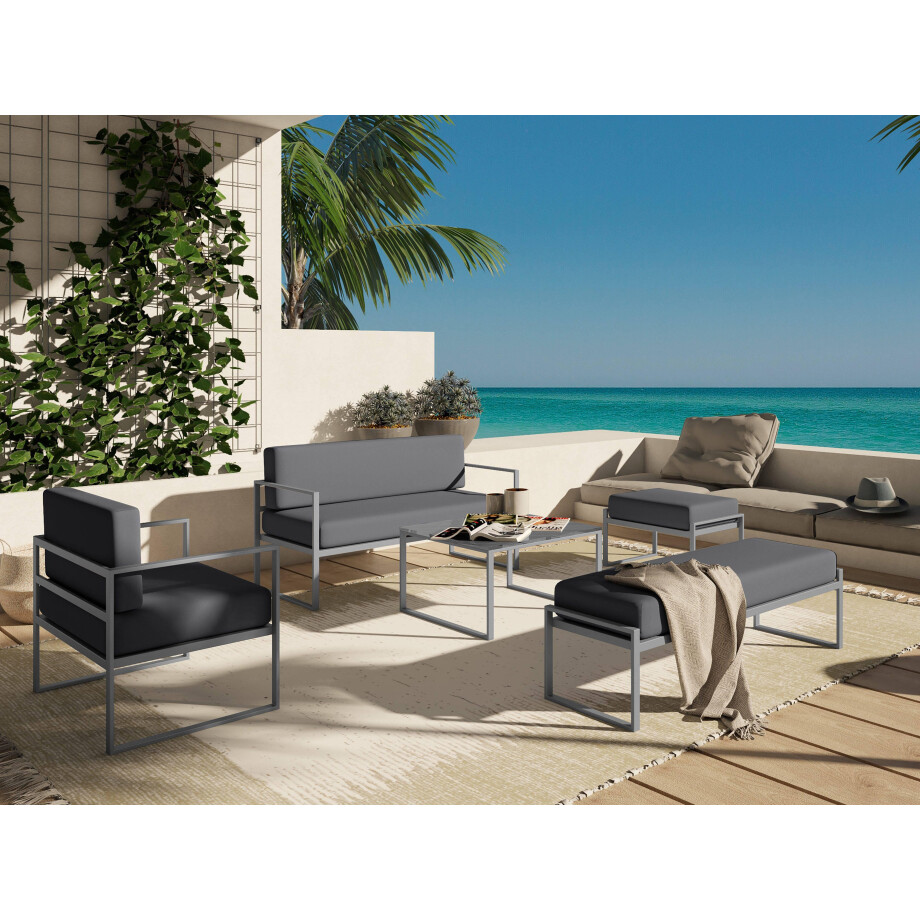 Loungeset 4 Nicea | Calme Jardin afbeelding 1
