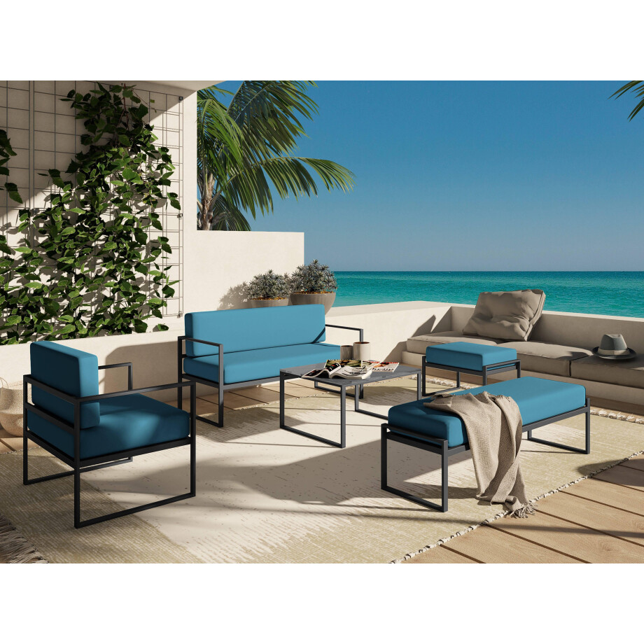 Loungeset Nicea | Calme Jardin afbeelding 1
