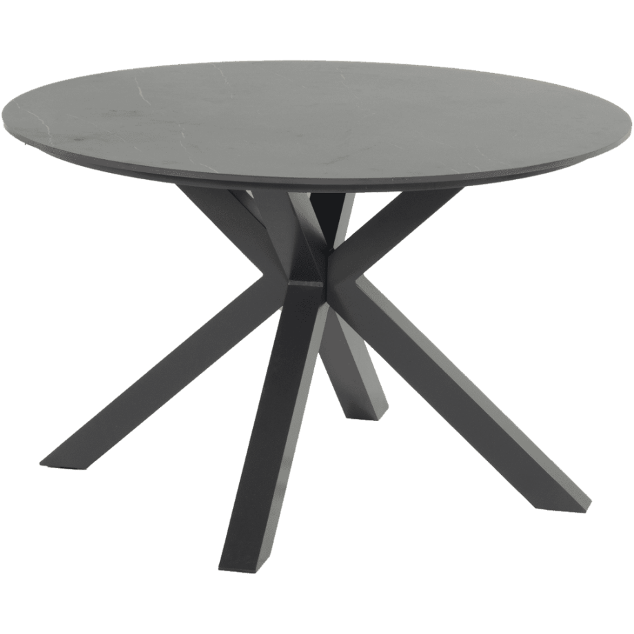 Hartman Ronde Tuintafel 'Xander' Keramiek, 120cm, kleur Antraciet afbeelding 1