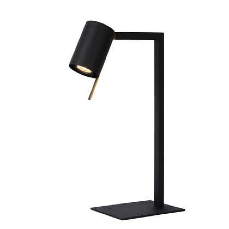 Lucide LESLEY Bureaulamp 1xGU10 - Zwart afbeelding 1