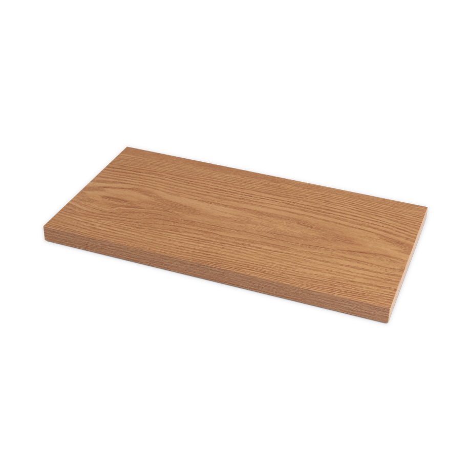 Lydia houten wandplank naturel - 38 x 20 cm Lydia houten wandplank naturel - 38 x 20 cm afbeelding 1