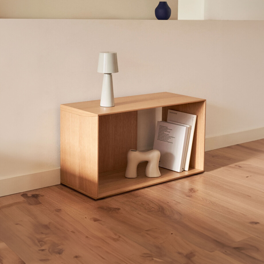Kave Home Modulair Wandrek 'Litto' Eiken, 38 x 67cm afbeelding 1
